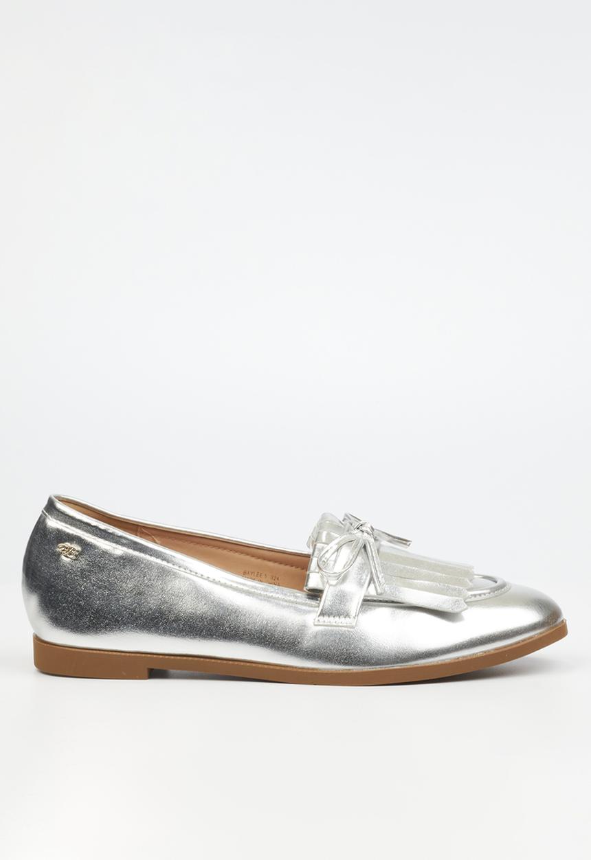 Miss Black - Baylee 5 loafer - silver