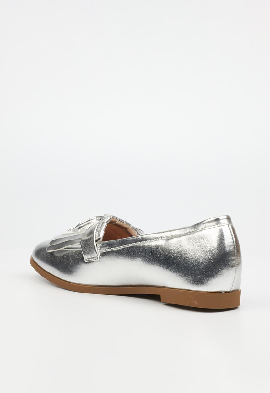 Miss Black - Baylee 5 loafer - silver