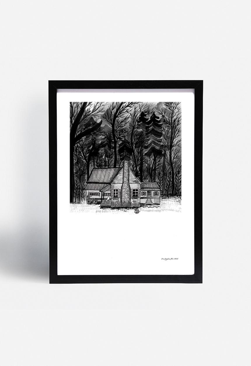 Maria Magdalena Van Wyk - Ethereal Cabin In The Woods