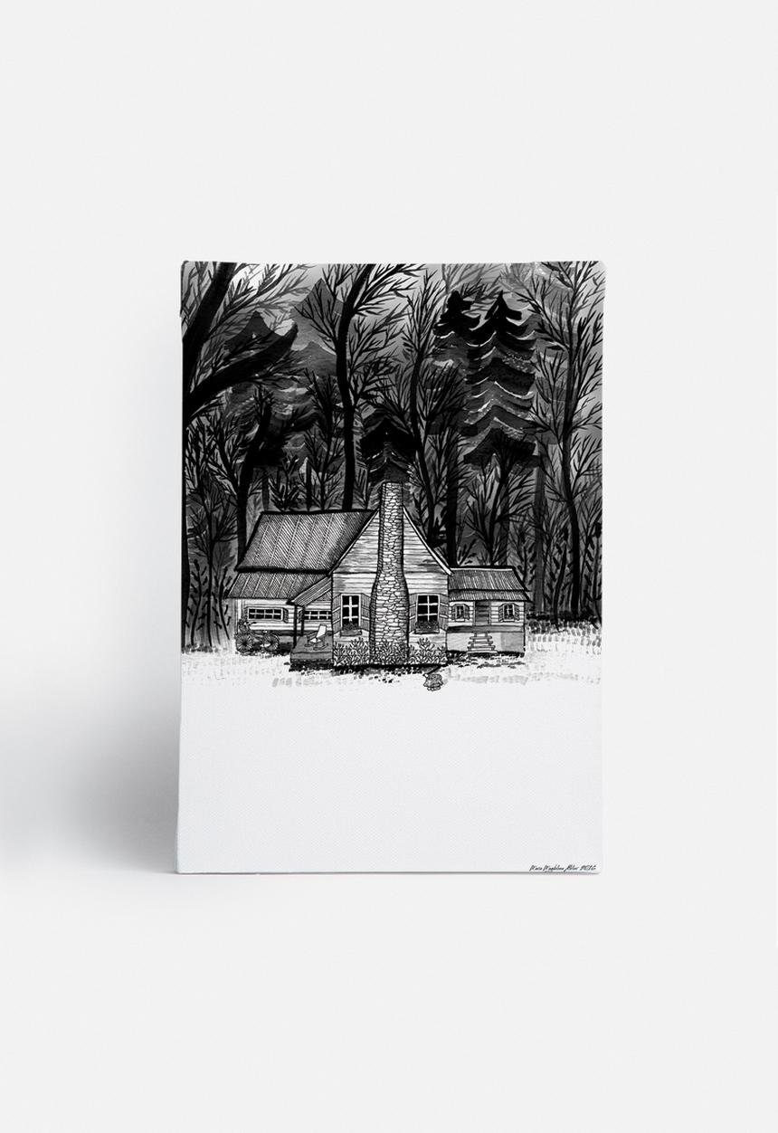 Maria Magdalena Van Wyk - Ethereal Cabin In The Woods
