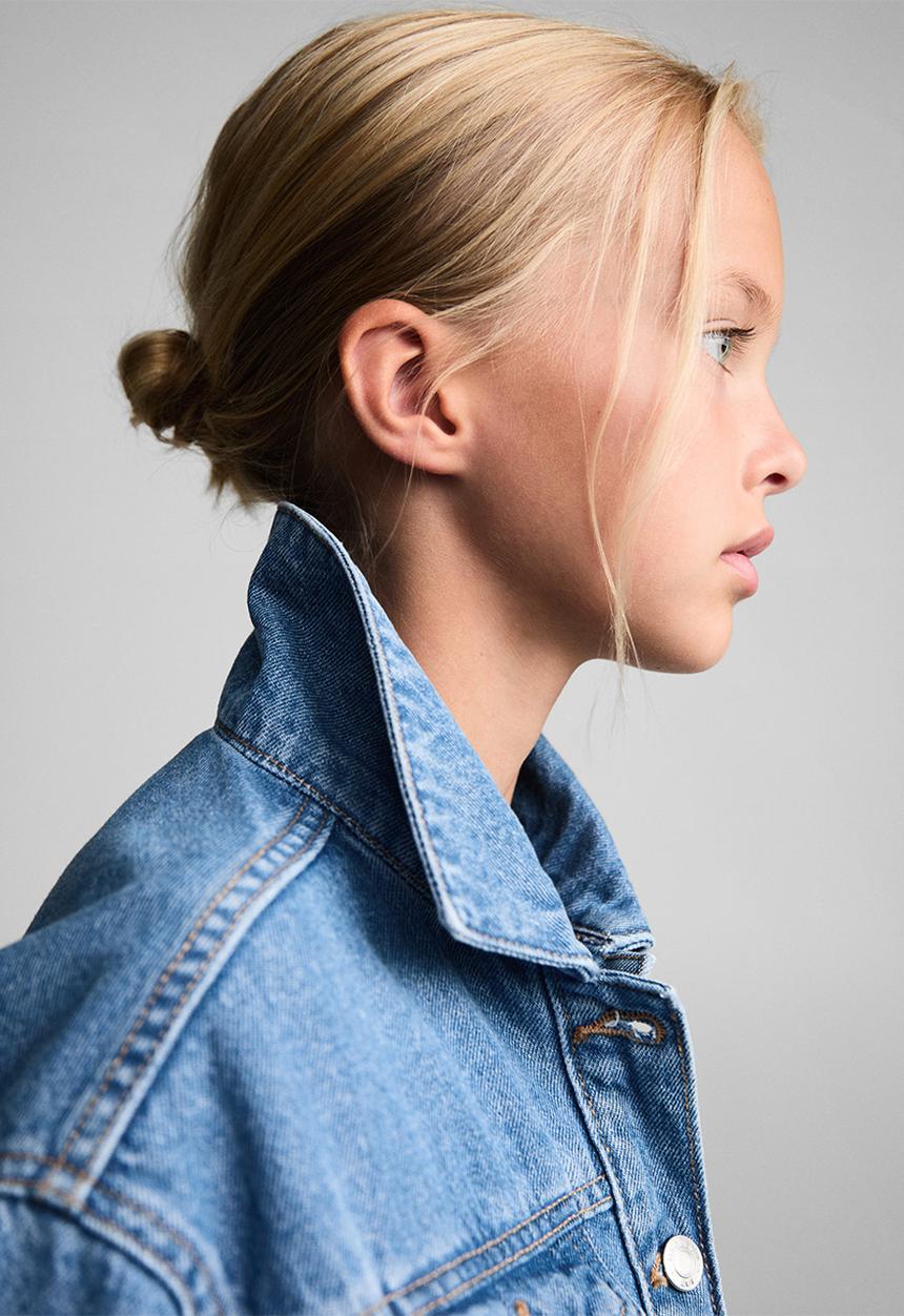 MANGO - Jacket alice7 - open blue