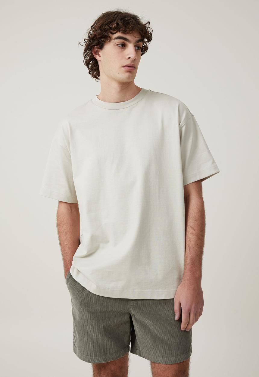 Cotton On - Easy short - aged khaki cord