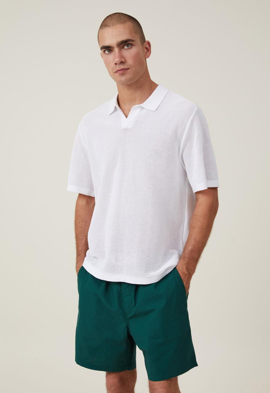 Cotton On - Easy short - ivy green texture