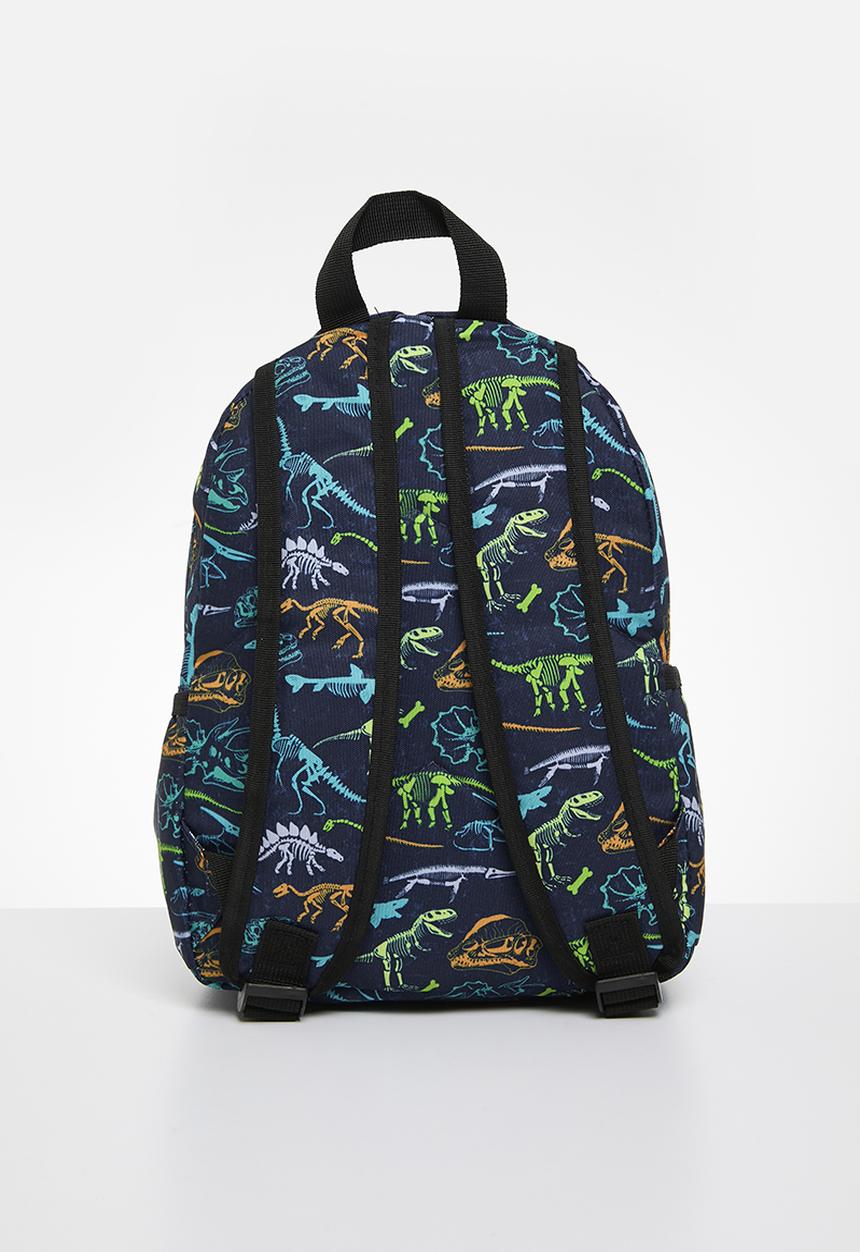 Pop Candy - Dino print backpack - dark blue