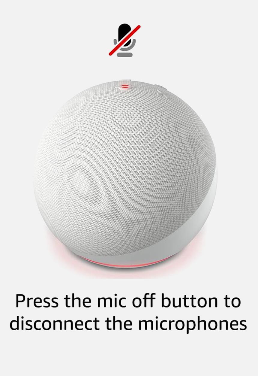 Amazon - Amazon Echo Dot (5th Gen) - Glacier White
