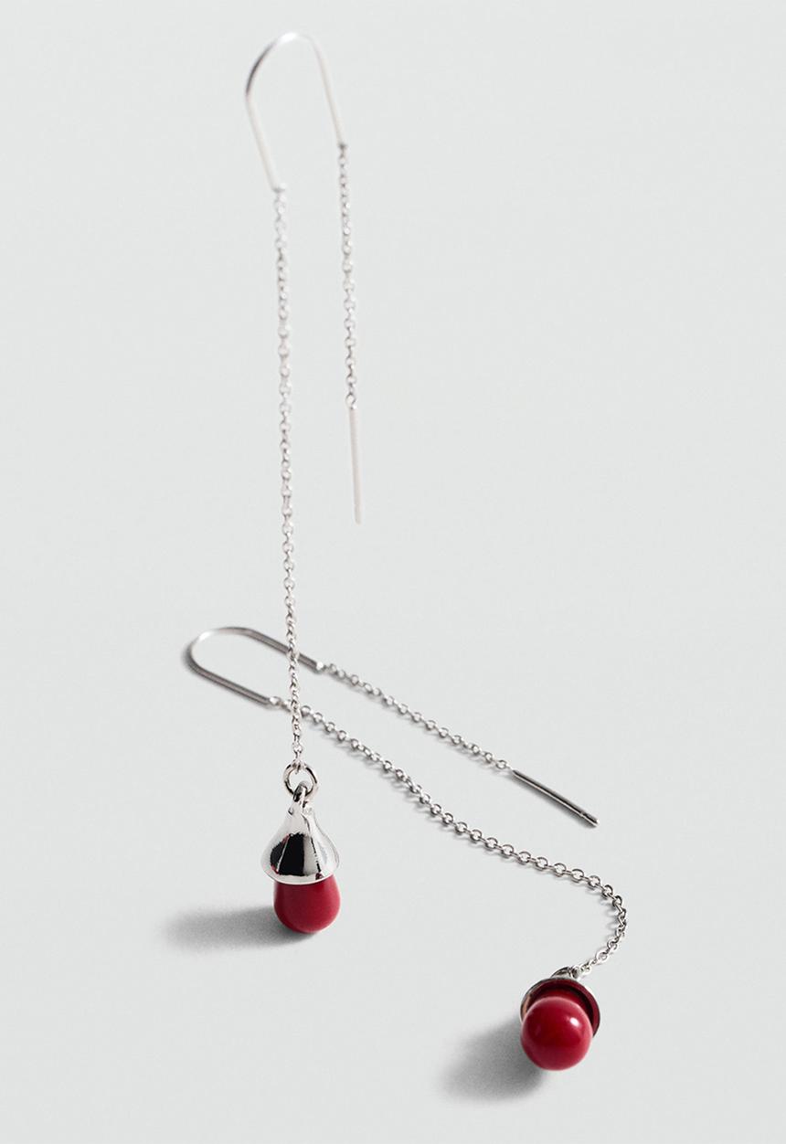 MANGO - Earrings cleo - silver