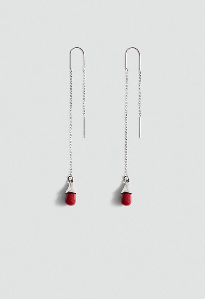 MANGO - Earrings cleo - silver