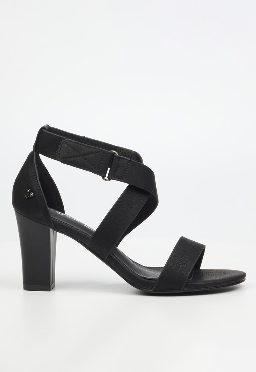 Butterfly Feet - Sheila 2 block heel - black