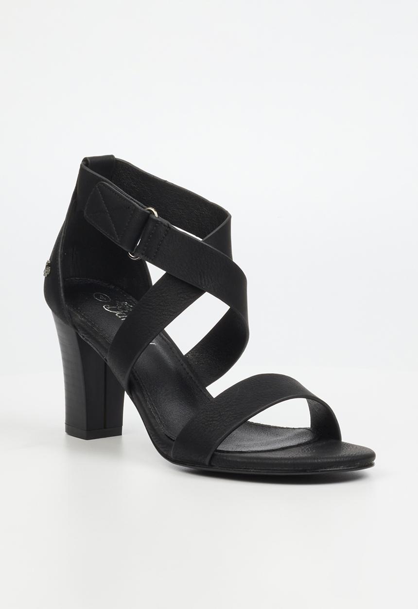 Butterfly Feet - Sheila 2 block heel - black