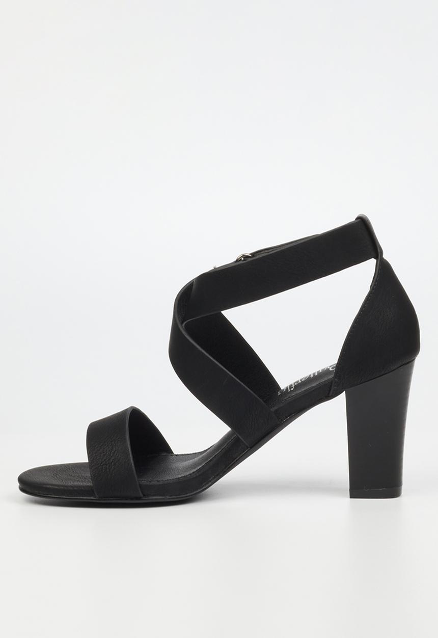 Butterfly Feet - Sheila 2 block heel - black