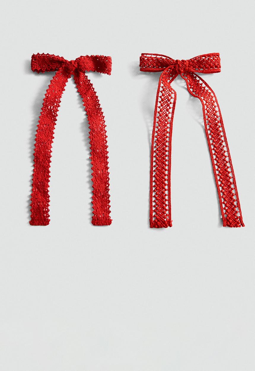 MANGO - Hairband lacito - red