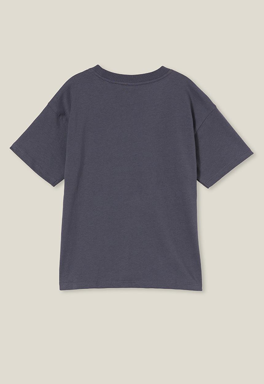 Cotton On - Minions drop shoulder short sleeve tee - vintage navy