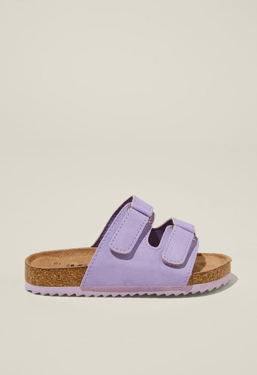 Cotton On - Frankie double strap slide - lilac drop
