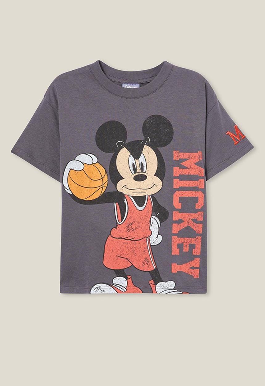 Cotton On - Mickey short sleeve tee - grey