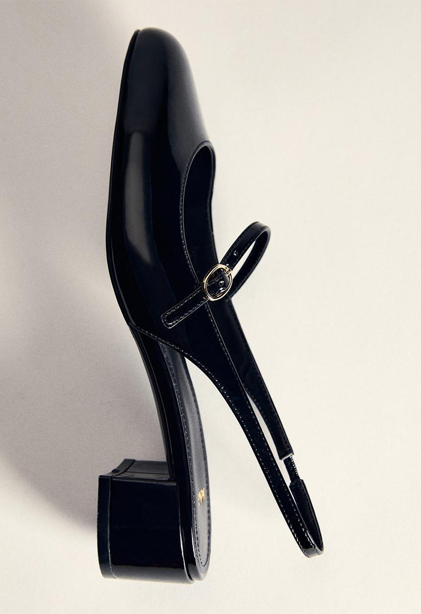 MANGO - Adela slingback - black