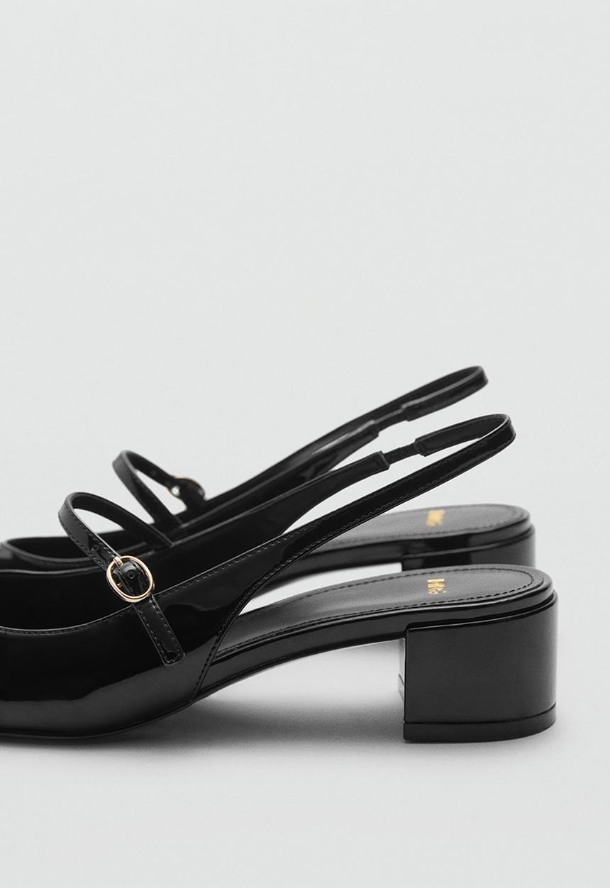 MANGO - Adela slingback - black
