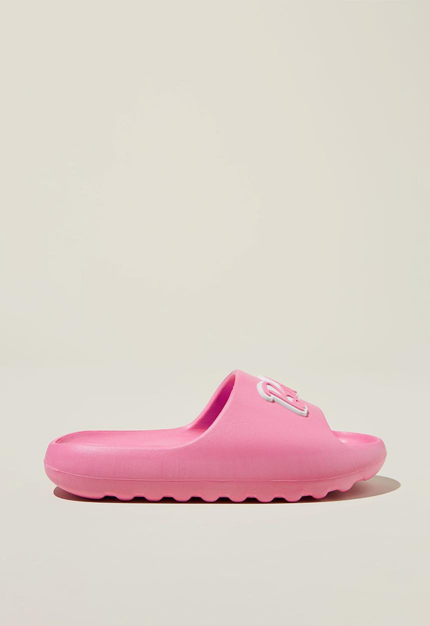Cotton On - Barbie sunny beach slide - pink