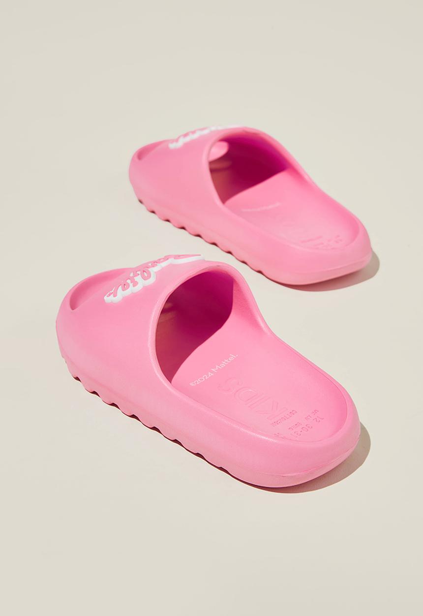 Cotton On - Barbie sunny beach slide - pink