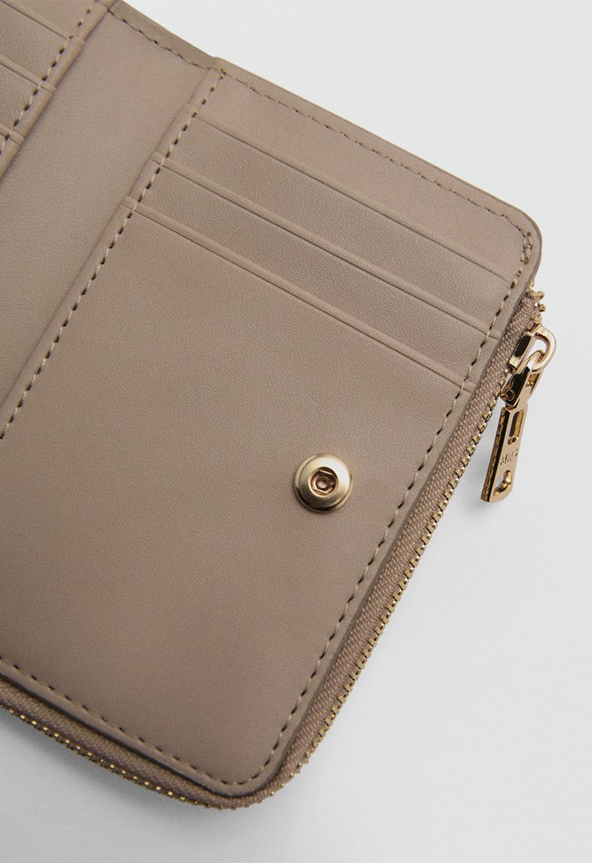 MANGO - Wallet martes - ligh pastel brown
