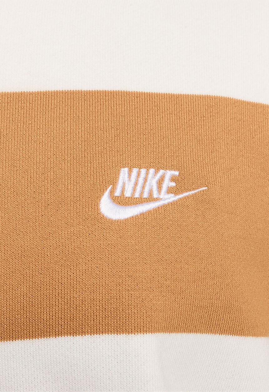 Nike - Nike Club Striped Heavyweight French Terry Crew - multi 