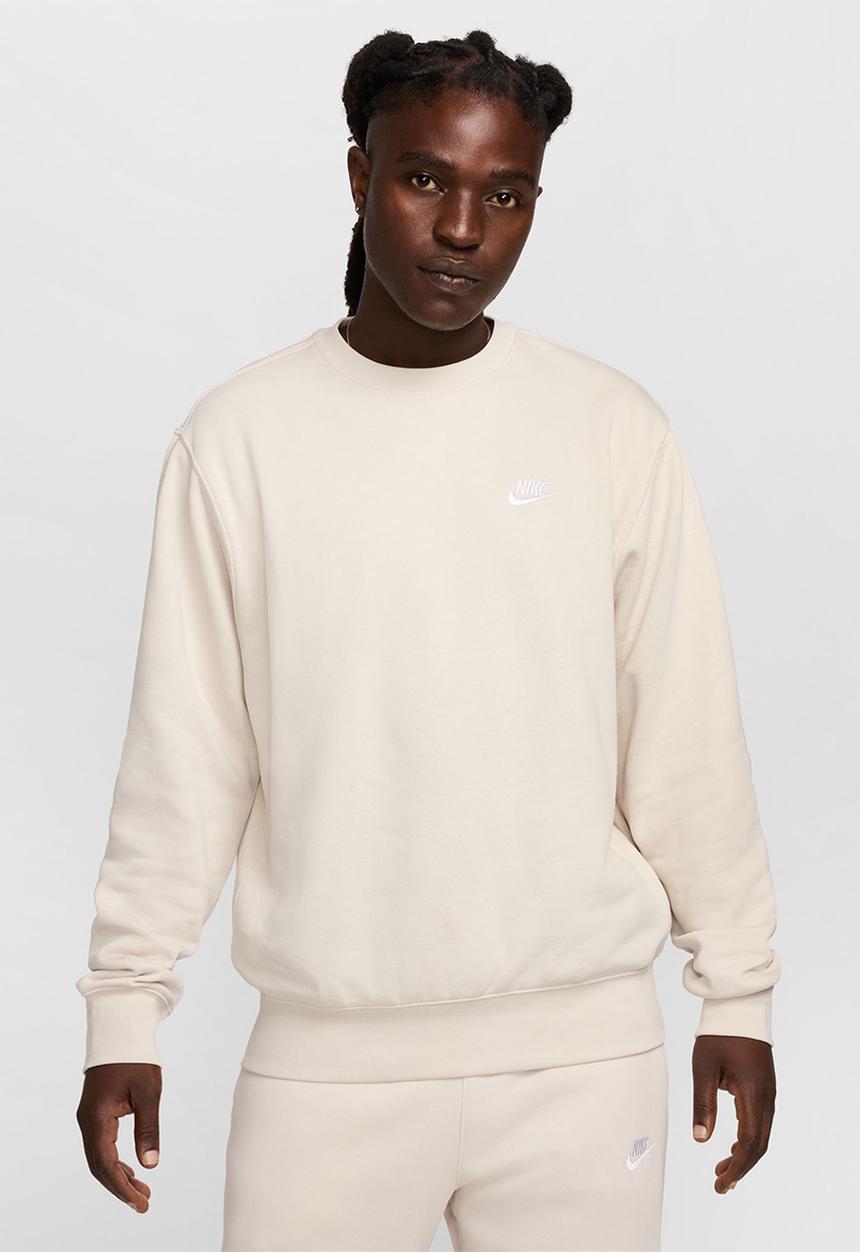 Nike - Nike Sportswear Club Crew - lt orewood brn/white