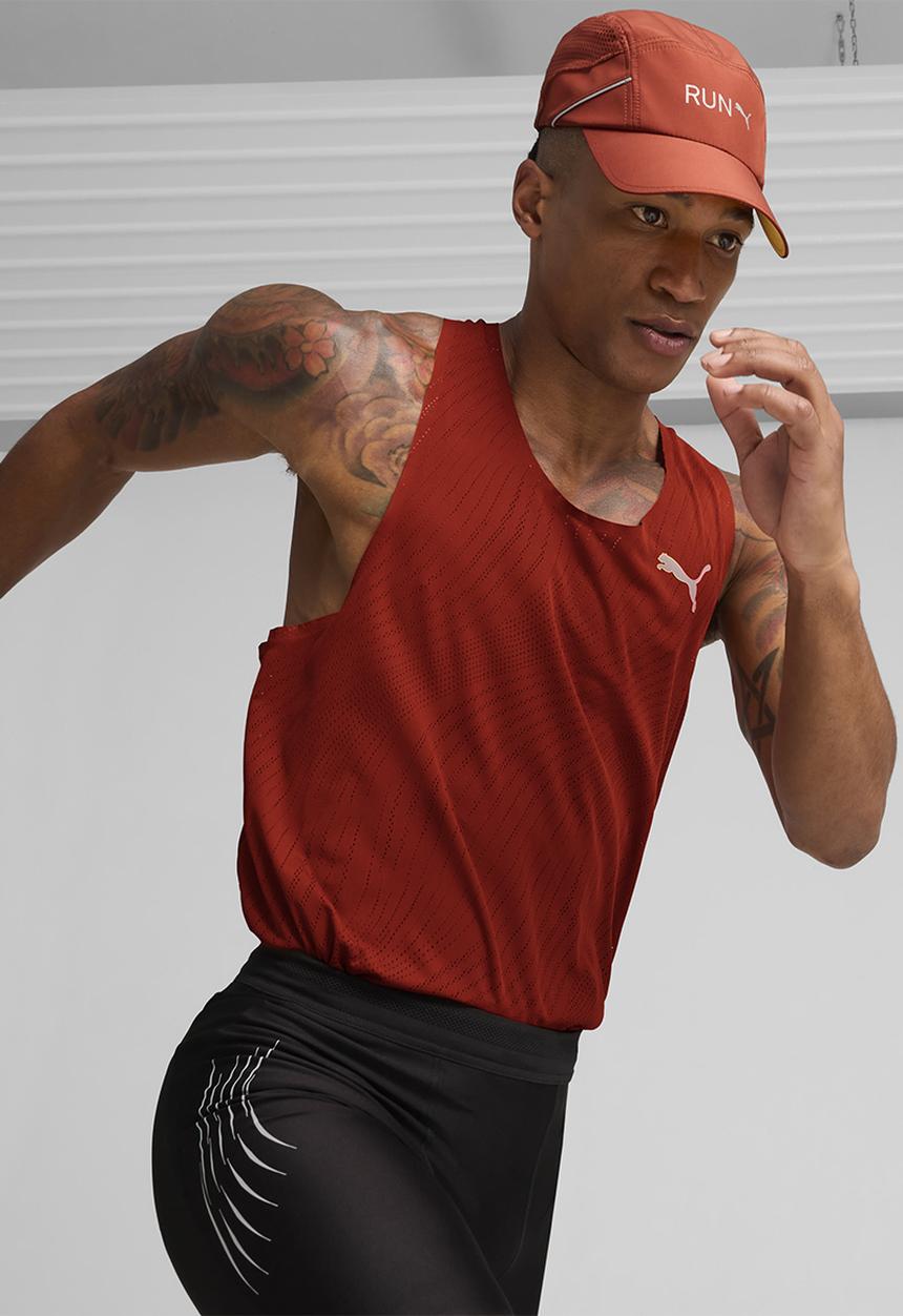 PUMA - Lightweight Runner Cap - Mars Red