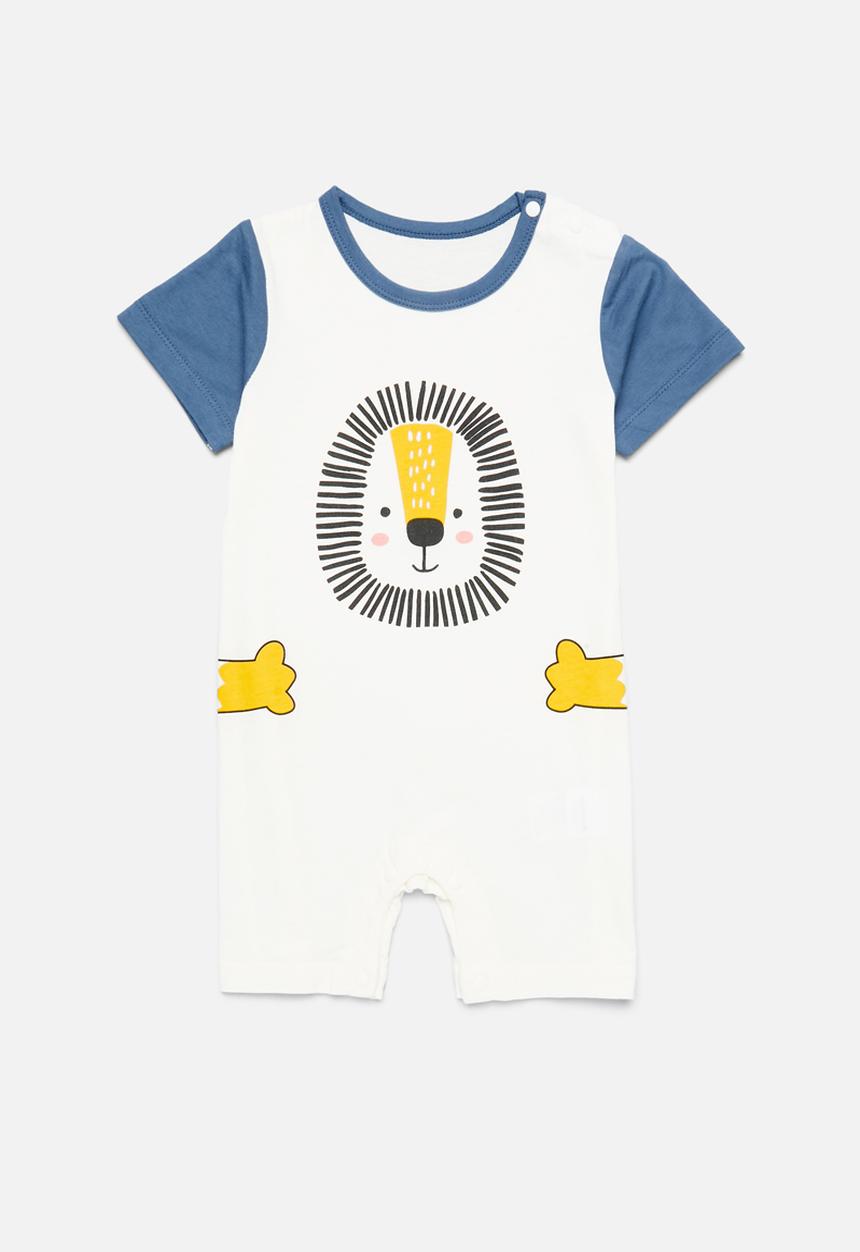 Pop Candy - Colour block romper - multi