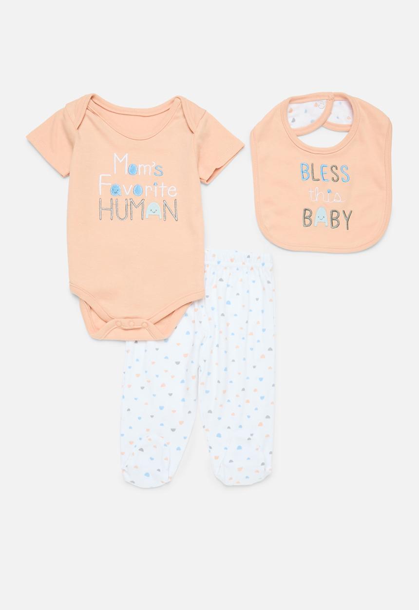 Pop Candy - Bodyvest legging & bib set - rust & white