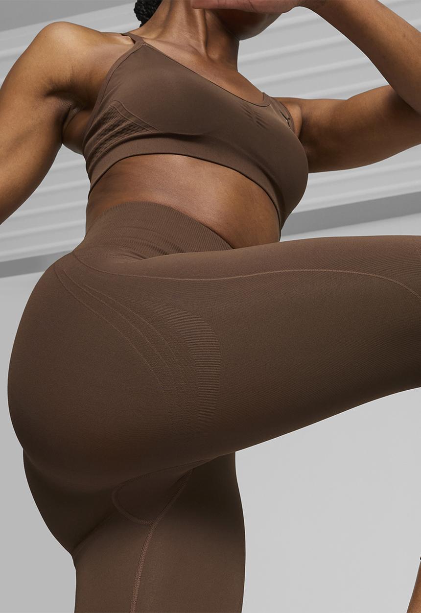 PUMA - Shapeluxe Seamless Hw Fl Tights - Espresso Brown