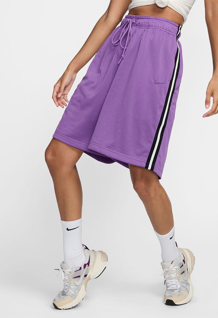 Nike - Nike Sportswear Dance Mesh Short - black raspberry/sail