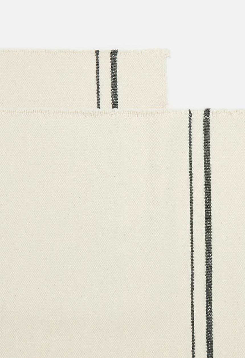 Barrydale Hand Weavers - Country placemat set of 2 - charcoal