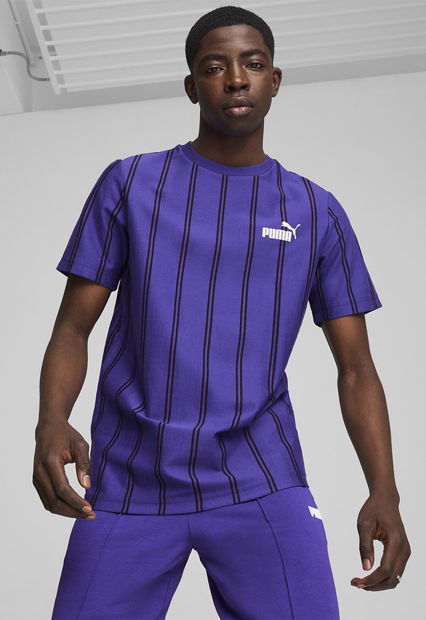 PUMA - PUMA SPORTS CLUB AOP Tee - Lapis Lazuli