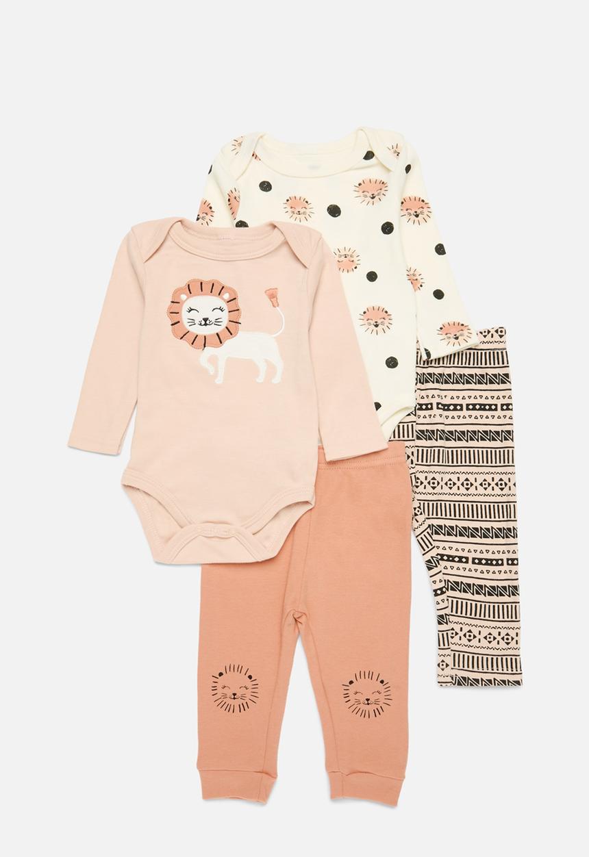 Pop Candy - 4 Piece bodyvest& legging set - multi 