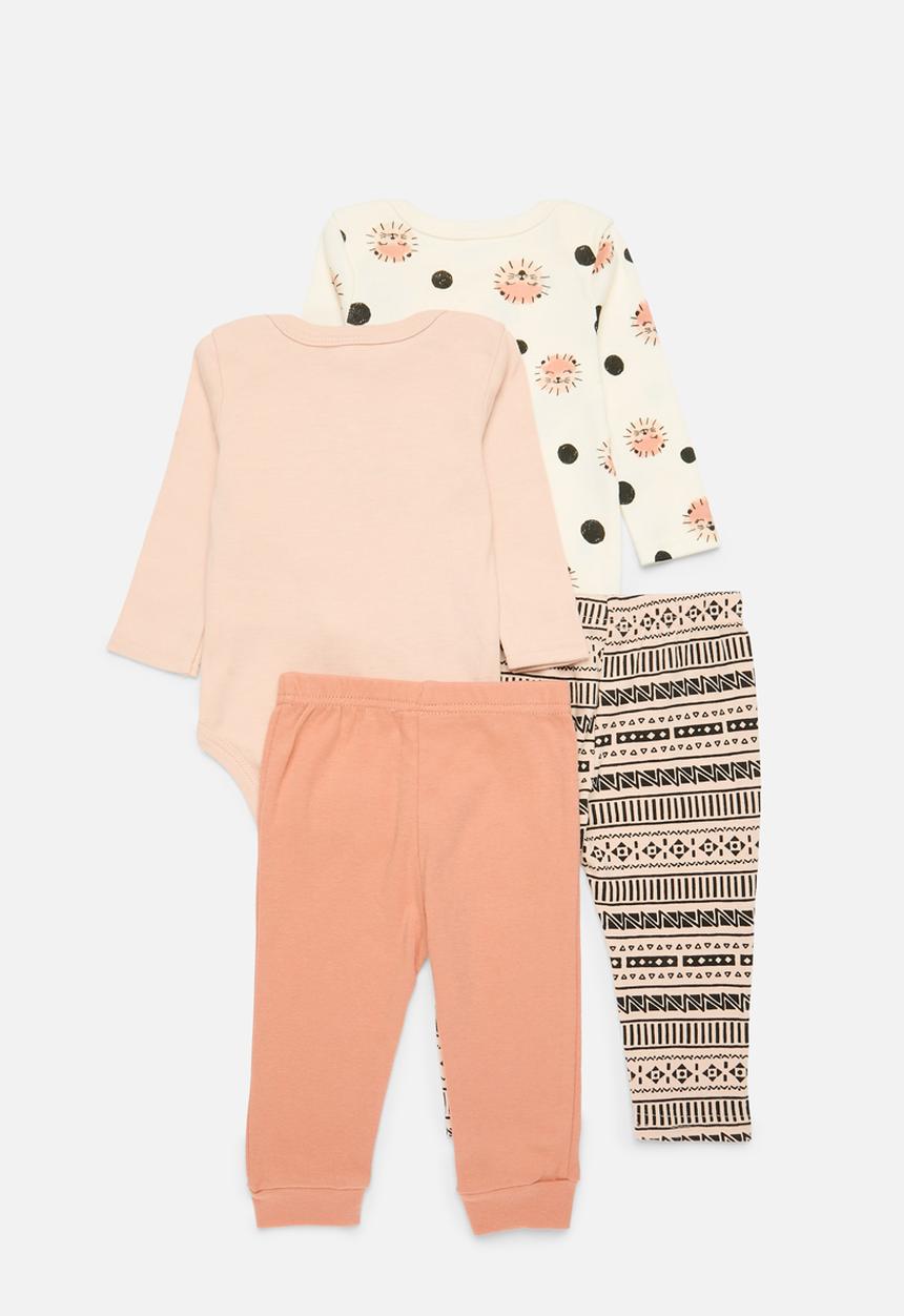 Pop Candy - 4 Piece bodyvest& legging set - multi 
