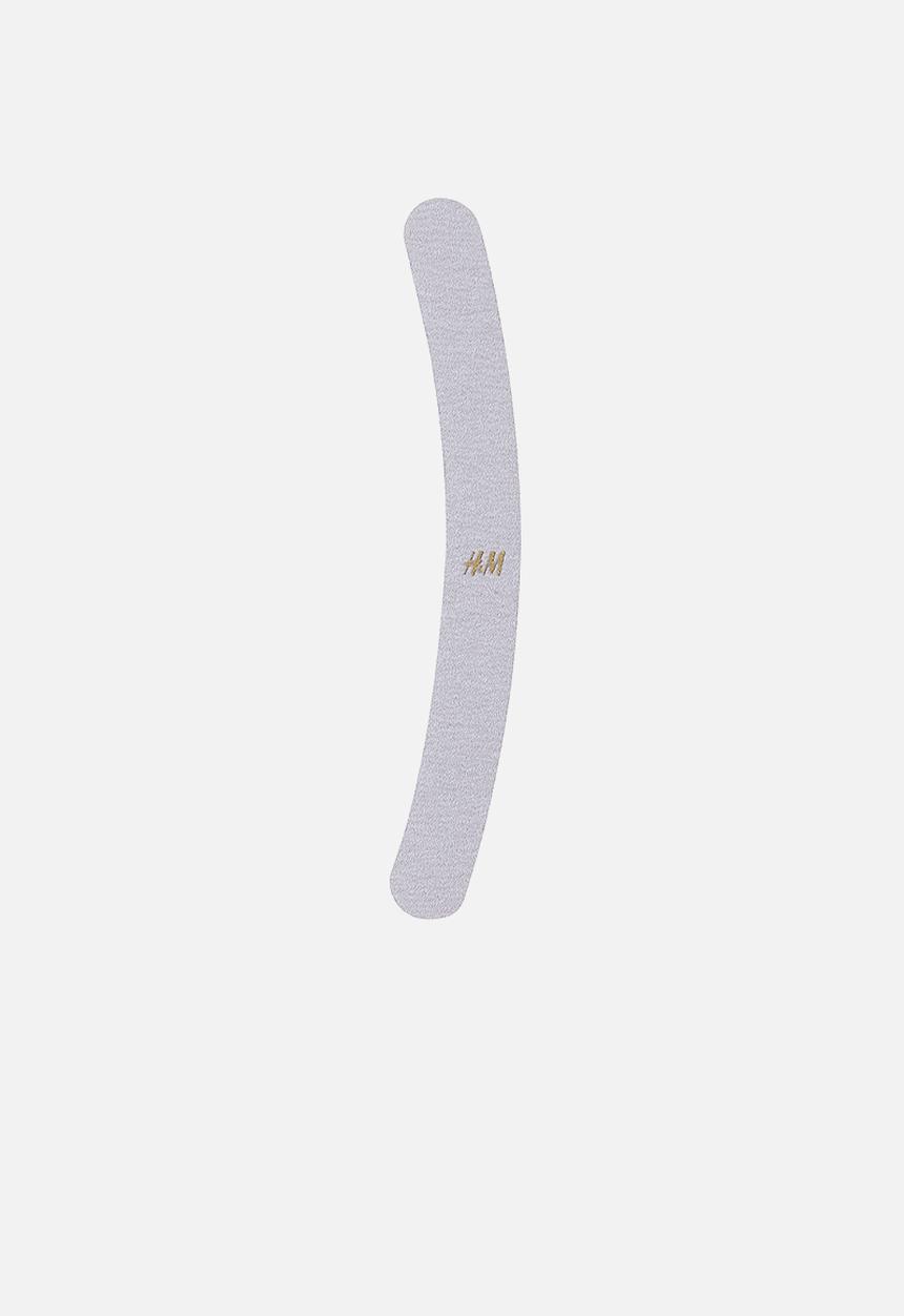 H&M - Double-sided curved nail file - silver