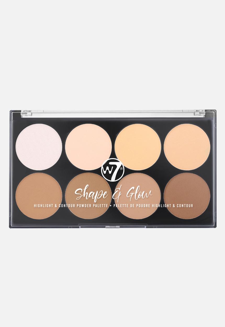 W7 Cosmetics - Shape & Glow/Highlight & Contour Powder Palette