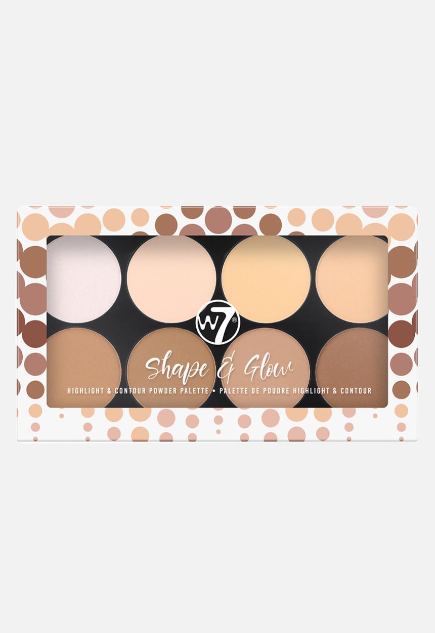 W7 Cosmetics - Shape & Glow/Highlight & Contour Powder Palette