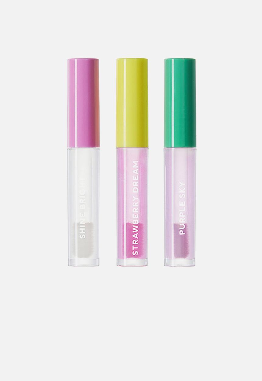 H&M - 3 Pack mini lip glosses - pink