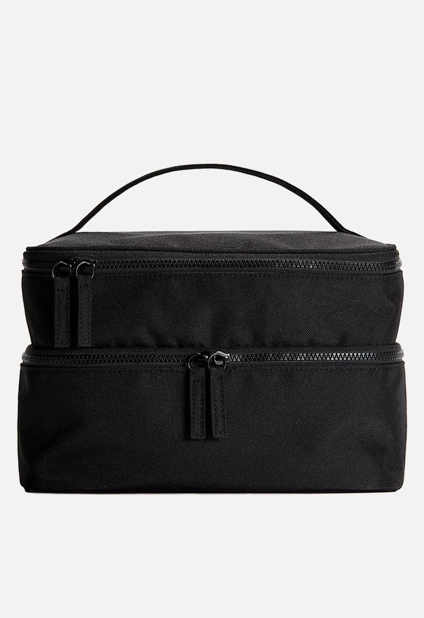 H&M - Large two-tiered wash bag - black