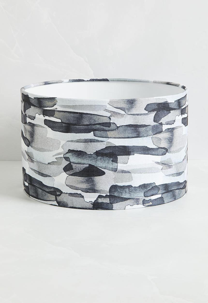 Sixth Floor - Water colour lampshade - Grey