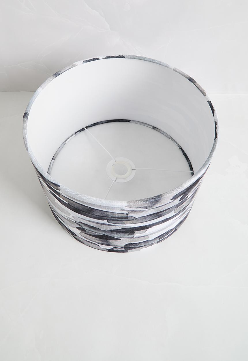 Sixth Floor - Water colour lampshade - Grey