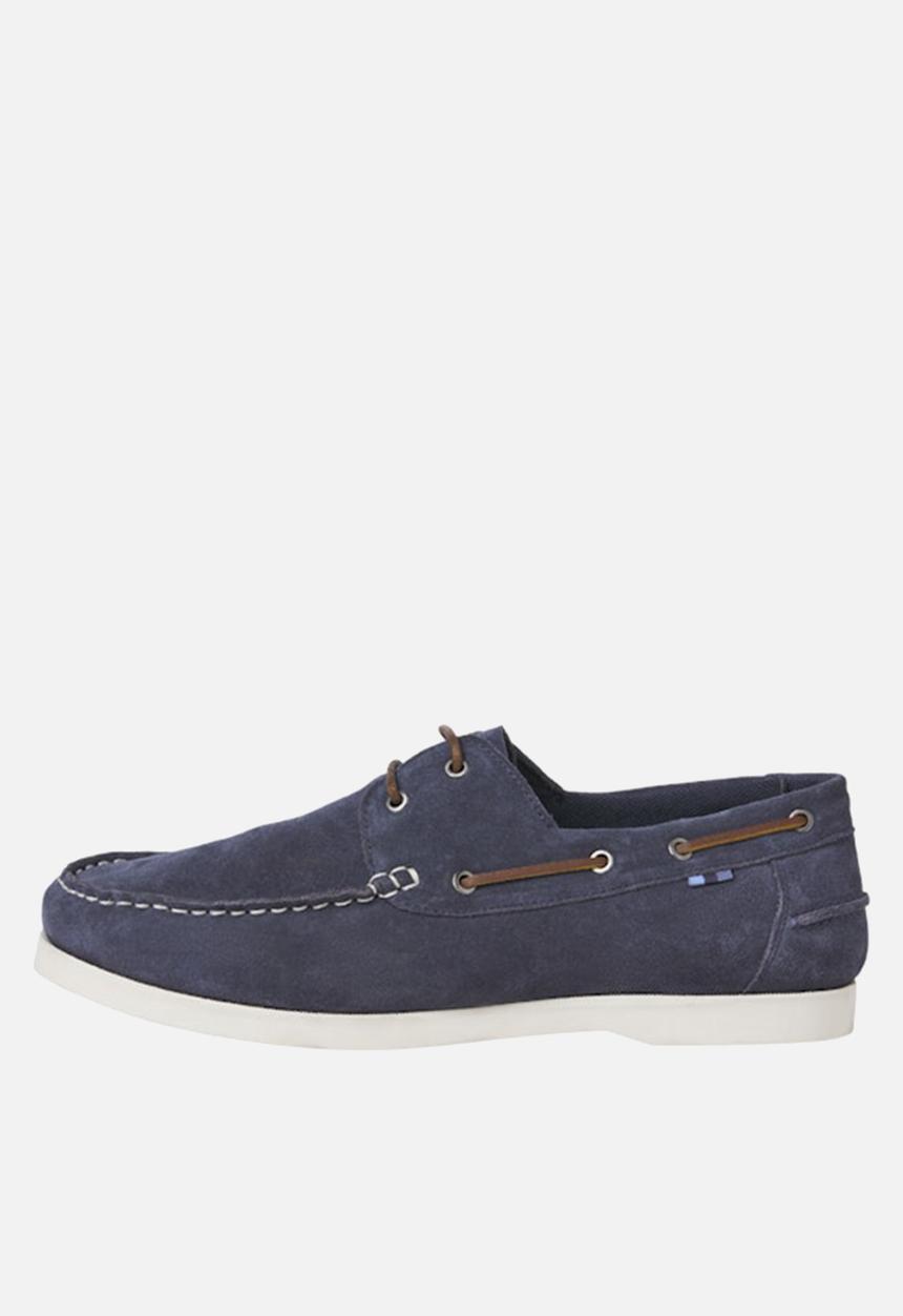 Jack & Jones - Jfwgolders suede boat shoe - navy