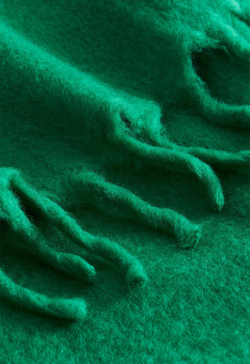 H&M - Wool-blend blanket - green