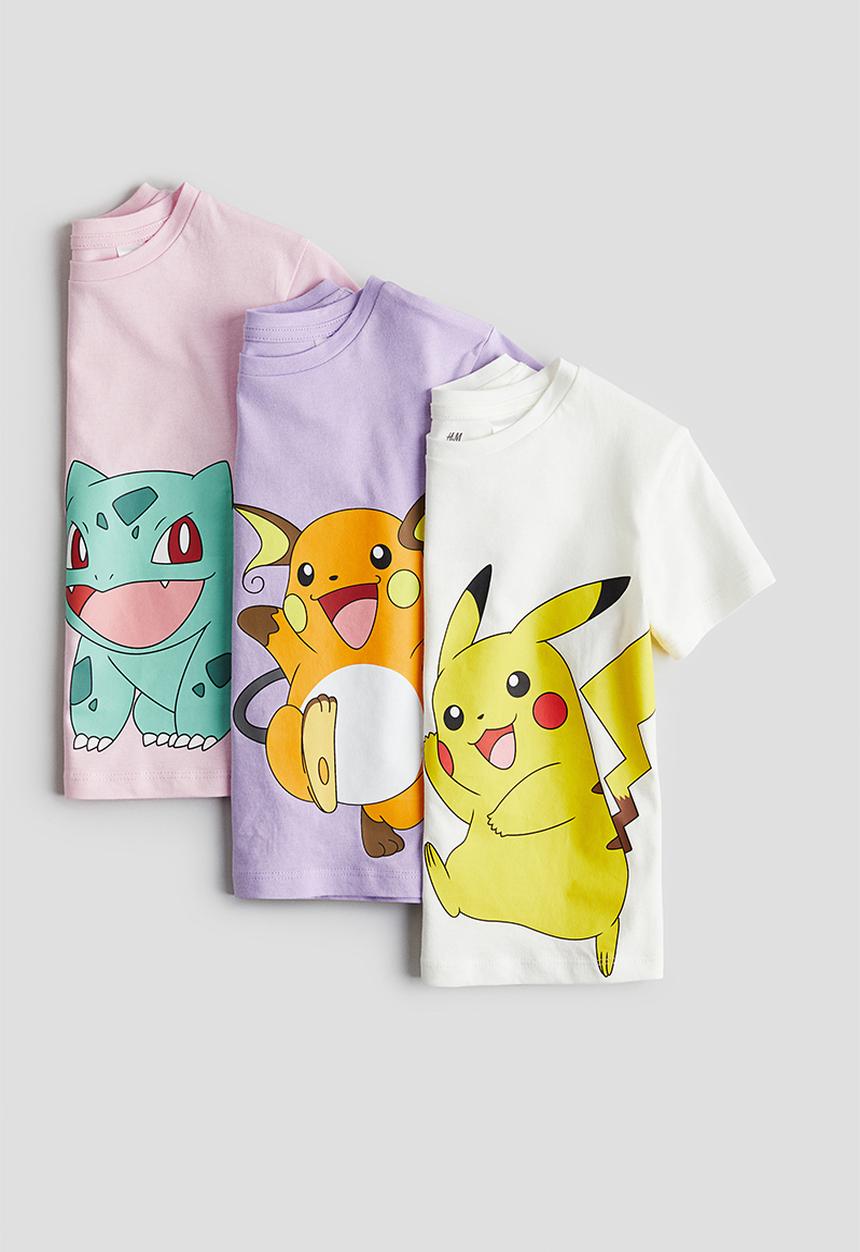 H&M - 3-Pack printed jersey tops - multi