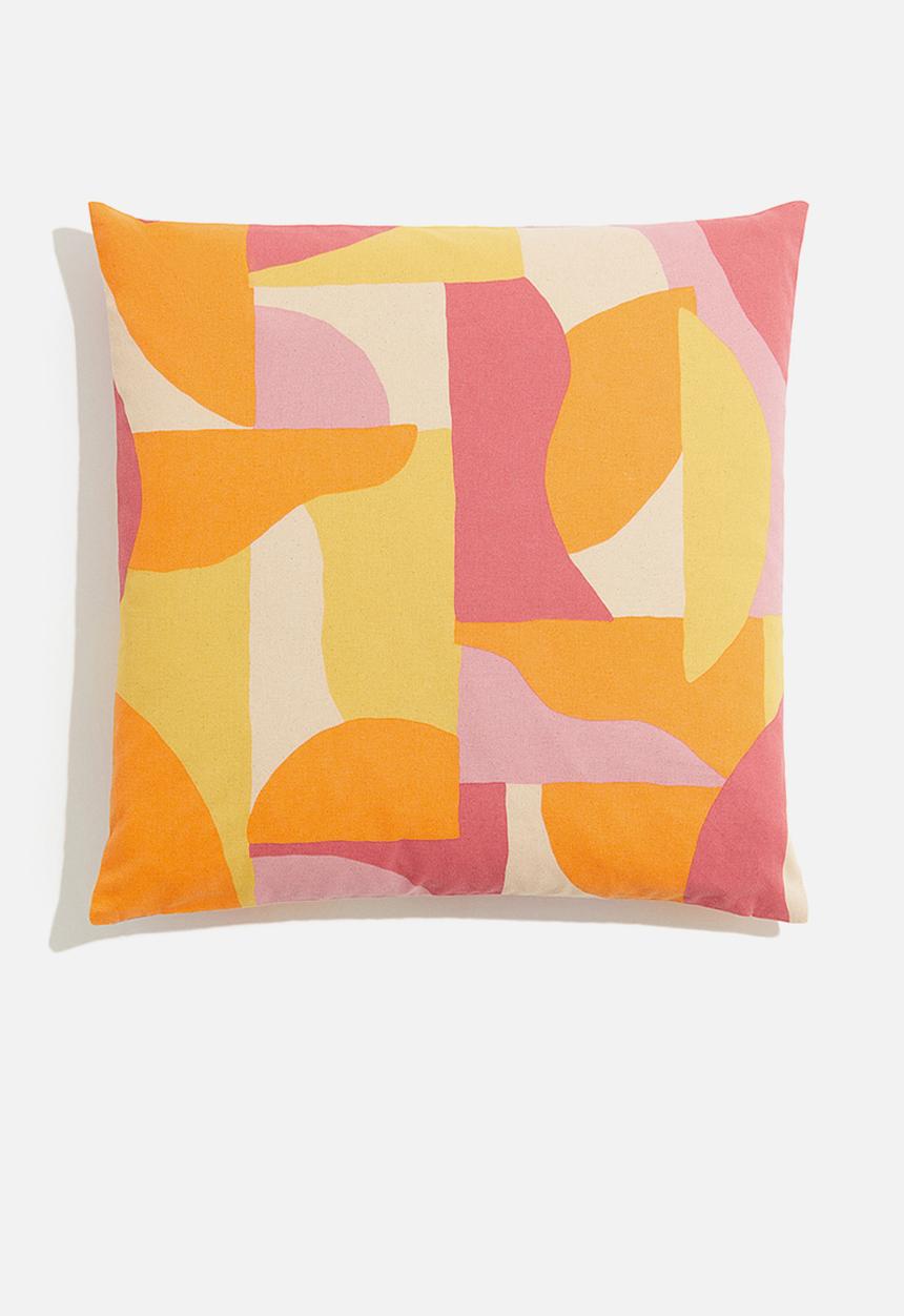 H&M - Patterned cushion cover - Pink Patterned