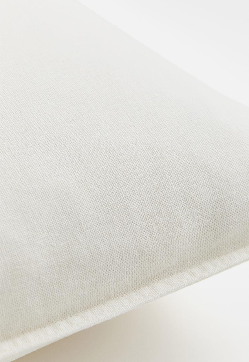 H&M - Linen-blend cushion cover - white