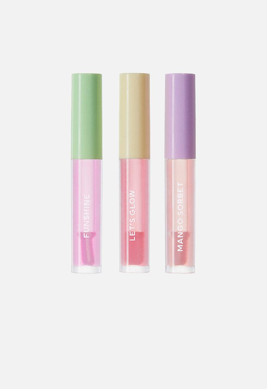 H&M - 3 Pack mini lip glosses - purple