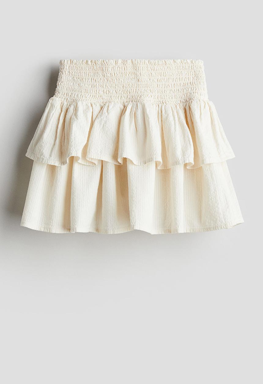 H&M - Tiered skirt - white