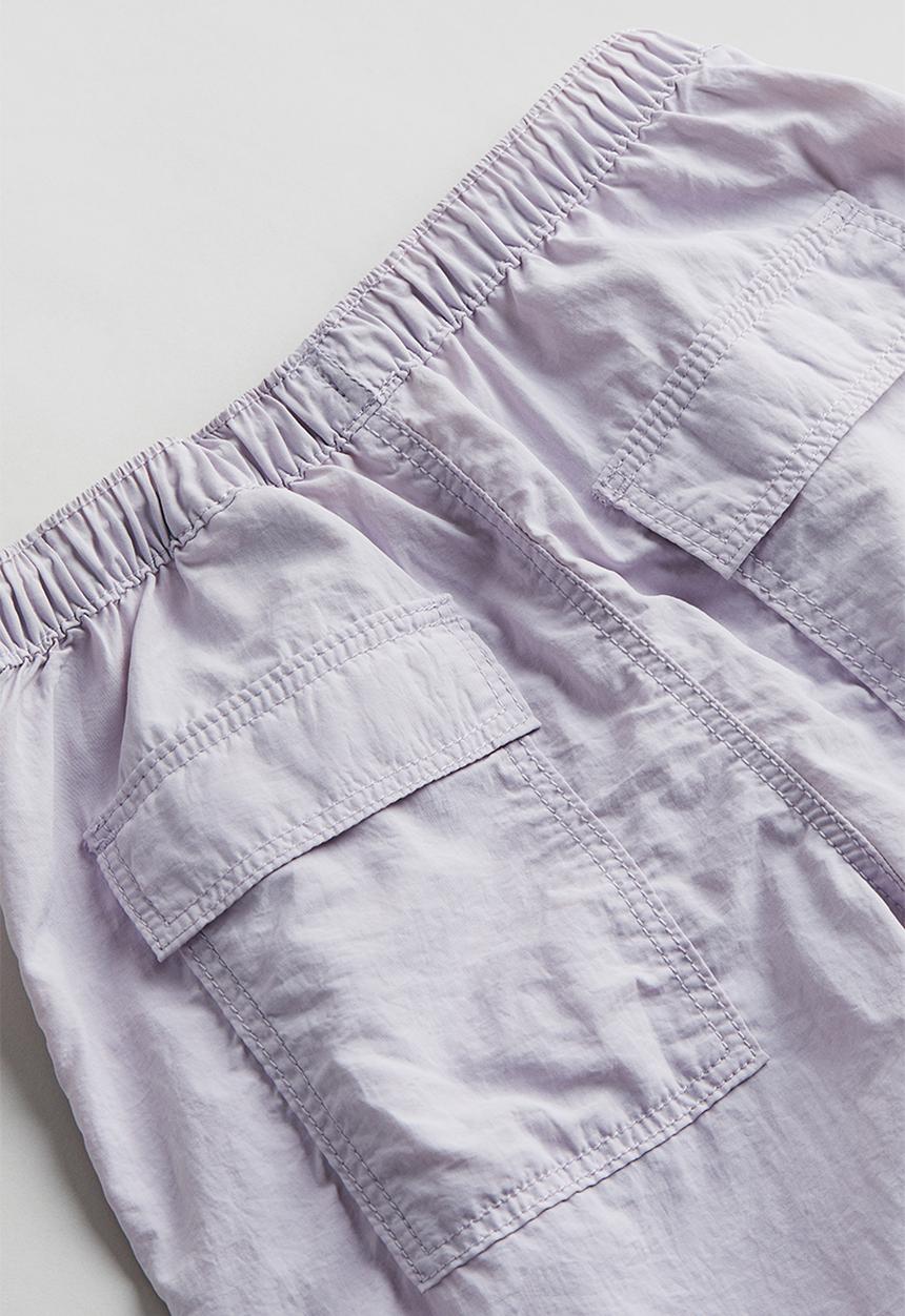 H&M - Nylon parachute trousers - purple