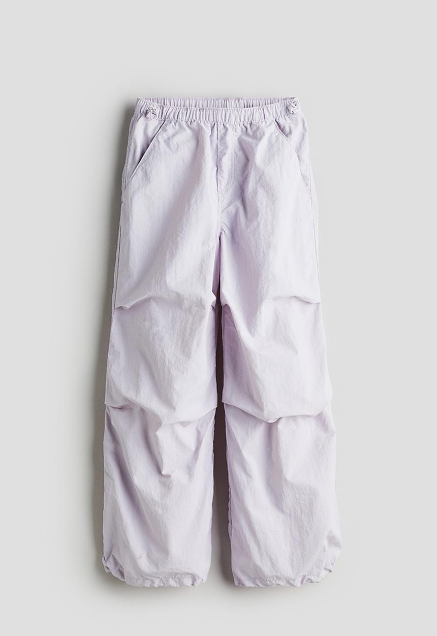 H&M - Nylon parachute trousers - purple